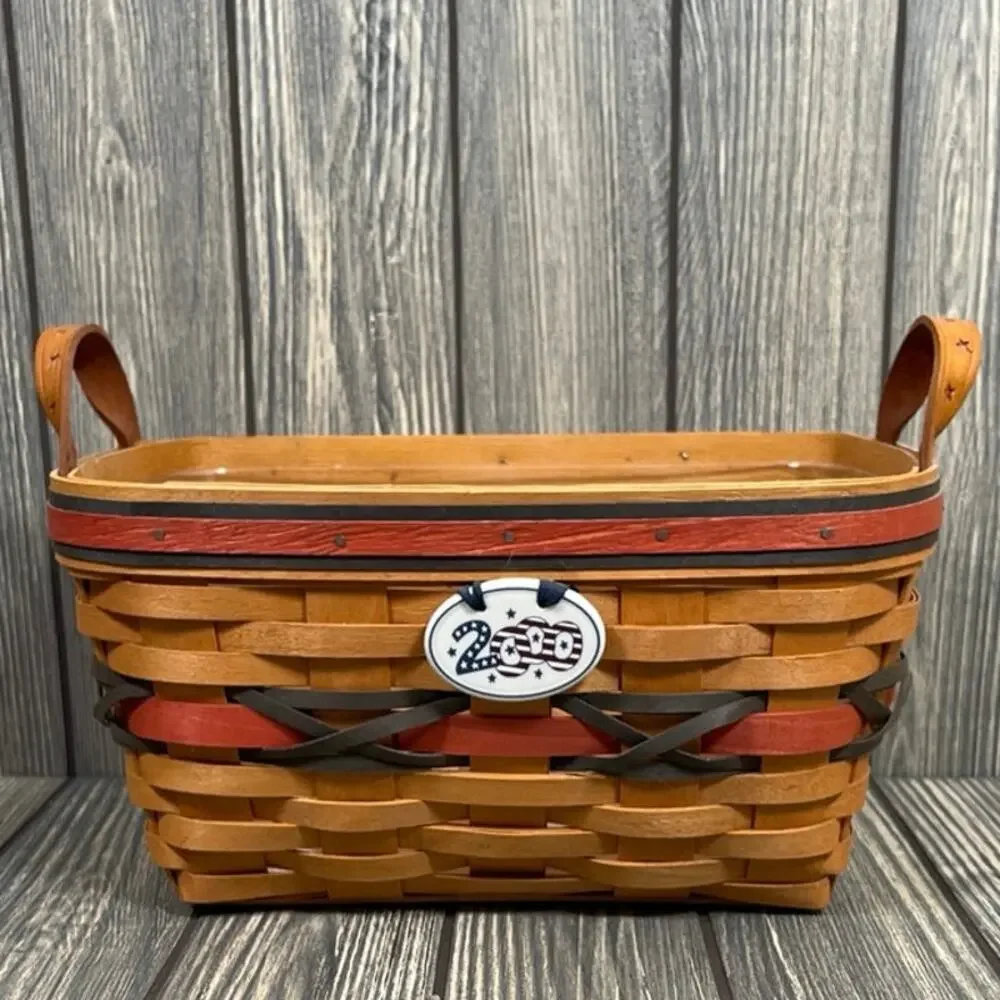 Longaberger 2000‎ Century Celebration All American Sparkler Basket Protector USA